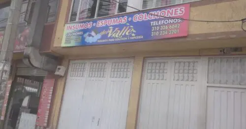 INSUMOS  ESPUMAS  COLCHONES DEL VALLE BOGOTÁ